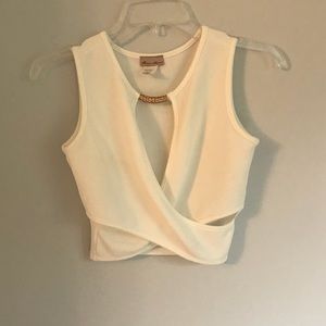 White bandage crop too